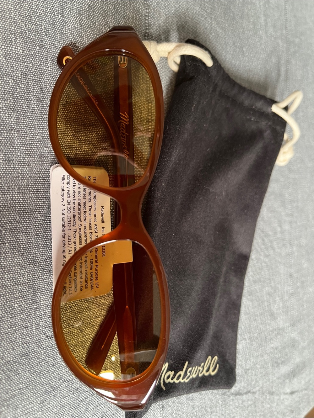 Madewell women's solina oval Sunglasses